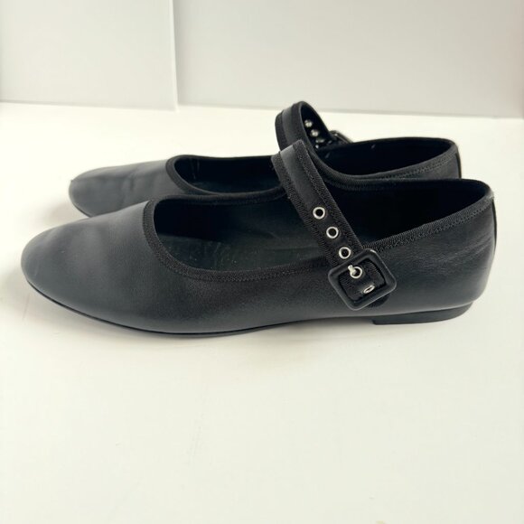 Like NEW Everlane Black The Day Buckle Mary Jane - Sz 7 - Picture 4 of 10